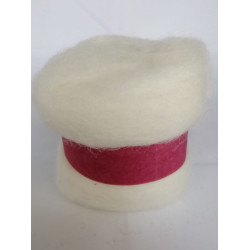 Gekaarde wol 25 gr wit (2070)